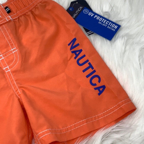 Nautica Hibiscus Anchor Swim Trunk w Graphic - Picture 2 of 10